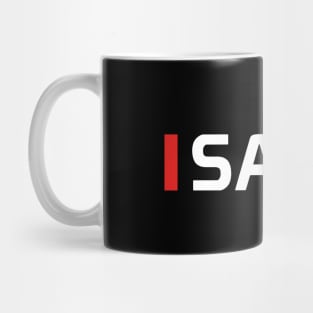 SAI 55 Design - White Text. Mug